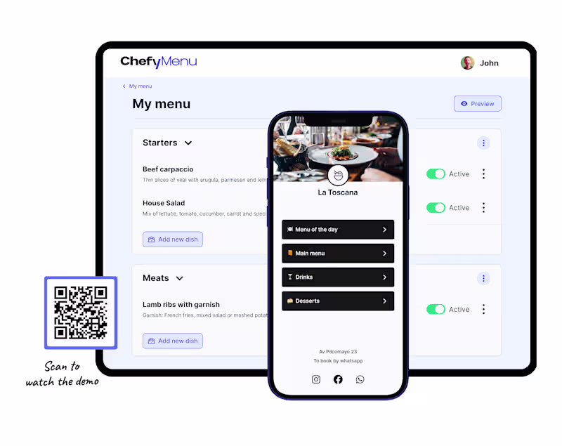 Cover image for Developing ChefyMenu.com: The Future of Restaurant Menus.