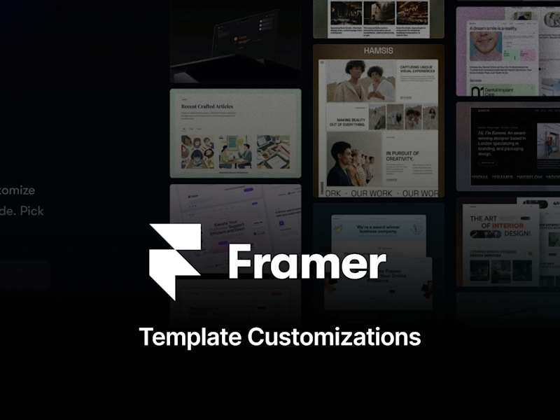 Cover image for Framer Template Customization