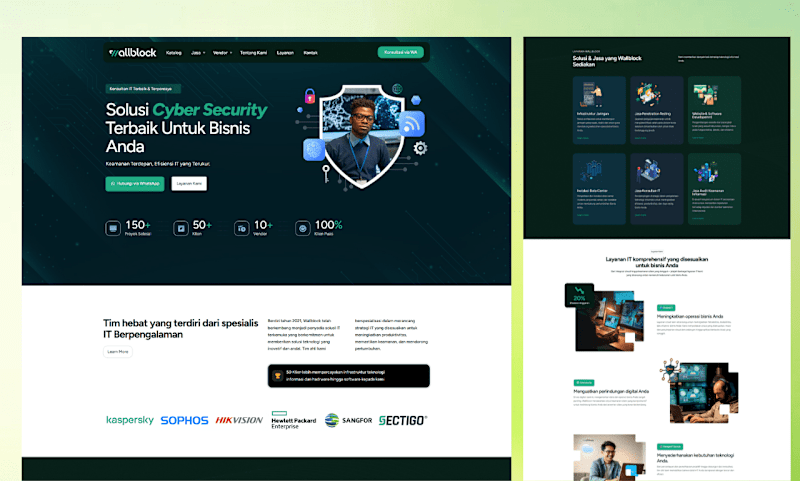 Cover image for Wallblock Technogoy Website Development