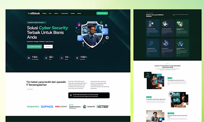 Cover image for Wallblock Technogoy Website Development
