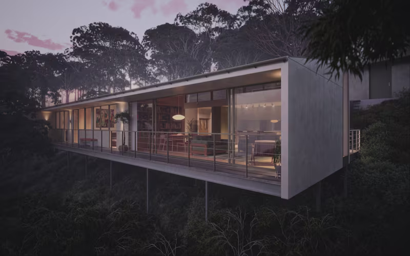 Cover image for Glynn St Residence Visualisation and Styling