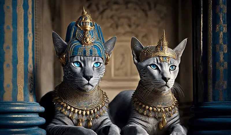 Cover image for Egyptian Cats history.