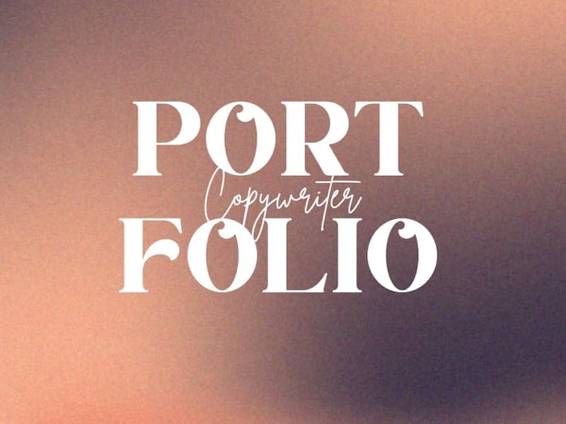 Cover image for Writing sample