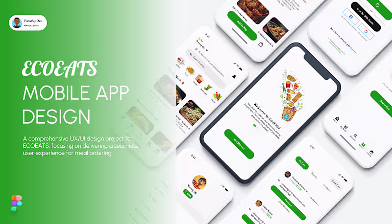 Cover image for EcoEats Food Ordering Mobile App :: Behance