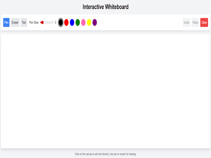 Cover image for Digital Whiteboard