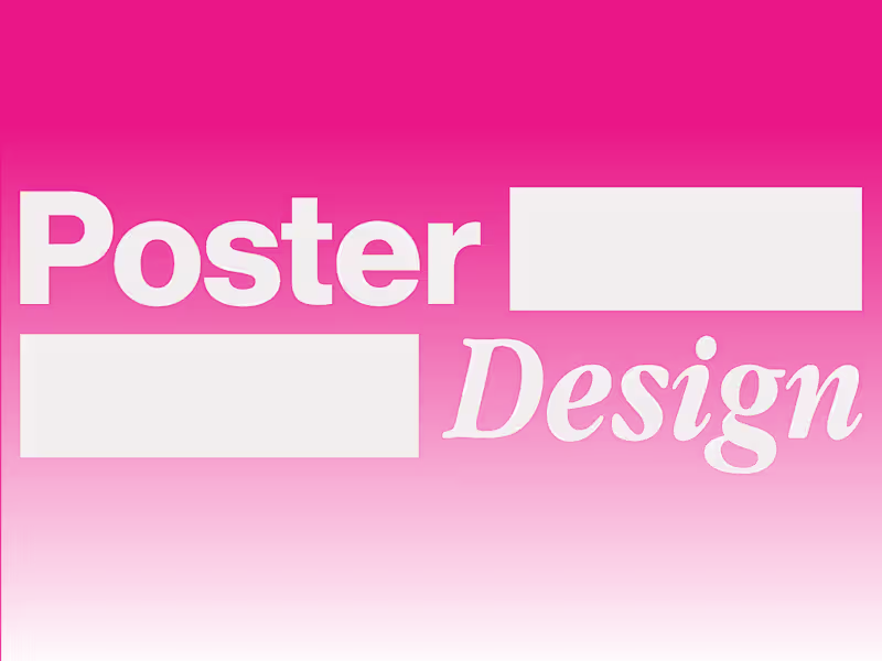 Cover image for Poster Design