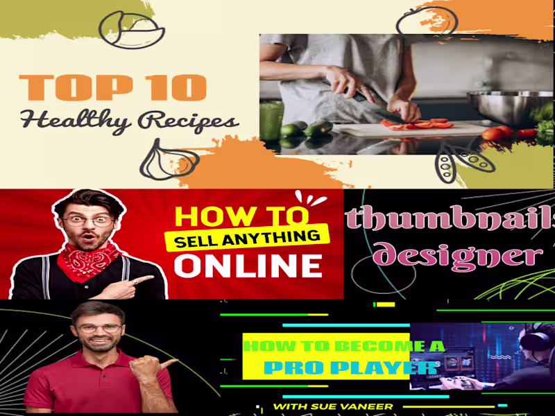 Cover image for thumbnails for your youtube channel