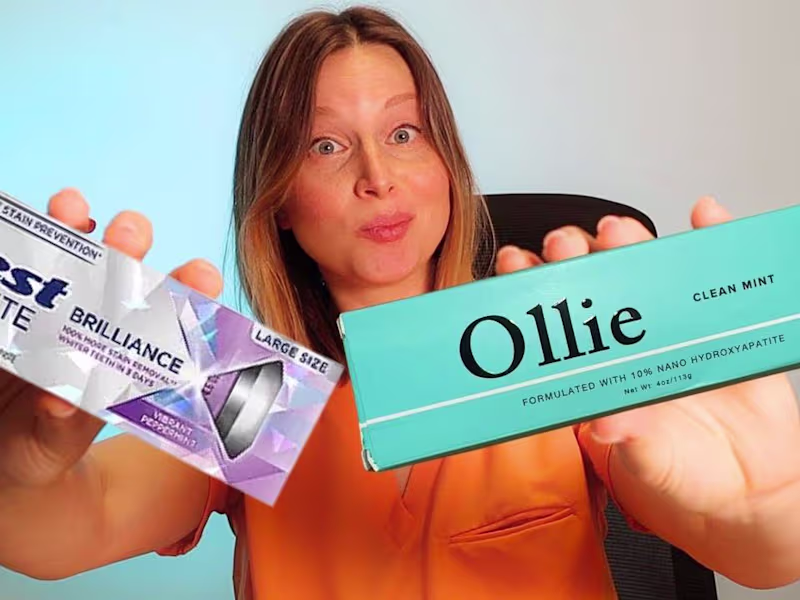 Cover image for Whitening Toothpaste That Won’t Hurt Your Teeth?? Crest vs. Oll…