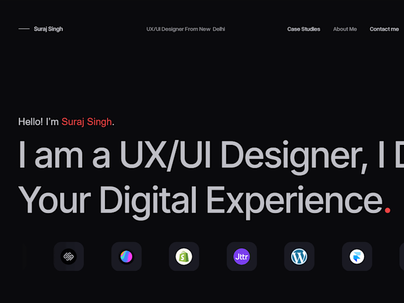 Cover image for Minimalist Portfolio Website Re-design