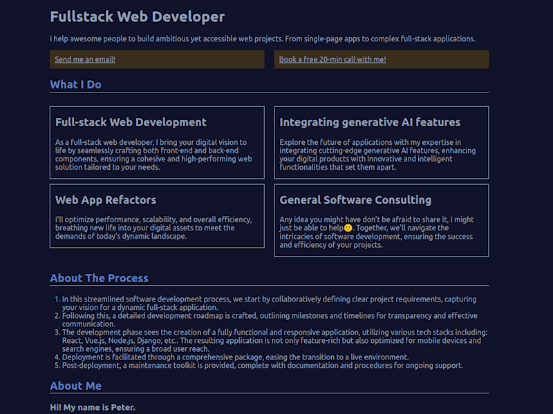 Cover image for Personal Website