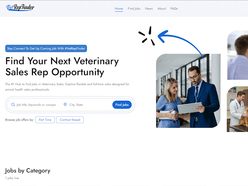 Cover image for  VetRep Finder