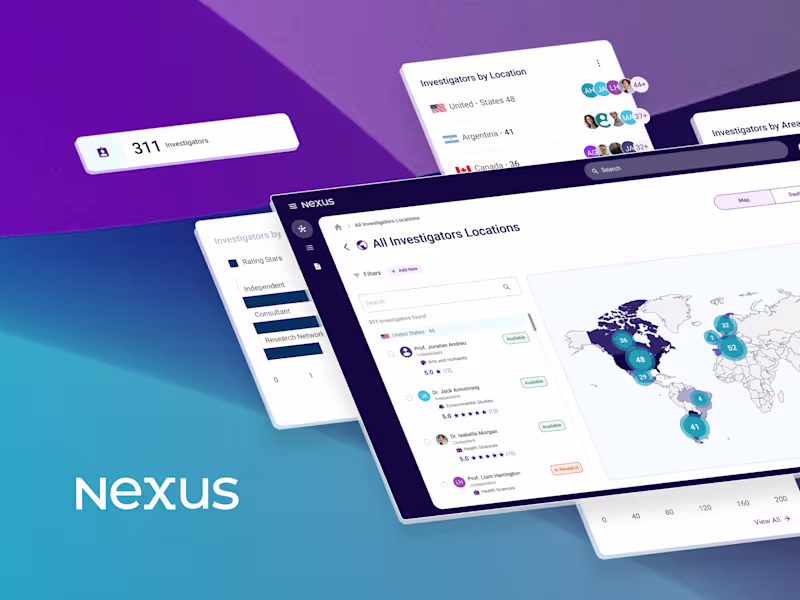 Cover image for Nexus: Global Project Management Dashboard Design