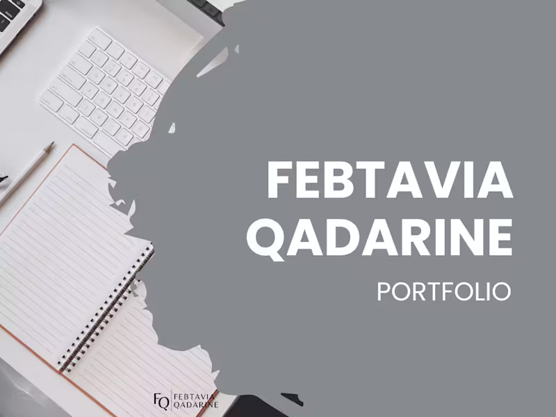 Cover image for Portfolio Febtavia Qadarine
