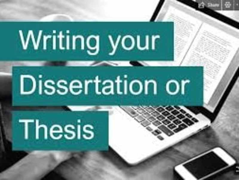 Cover image for Thesis and desertaion 