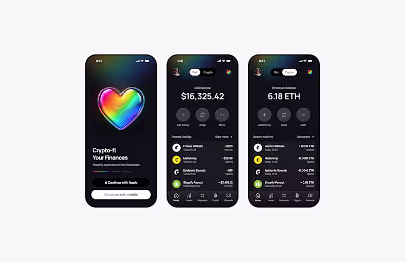 Cover image for Heart Finance Banking App Design