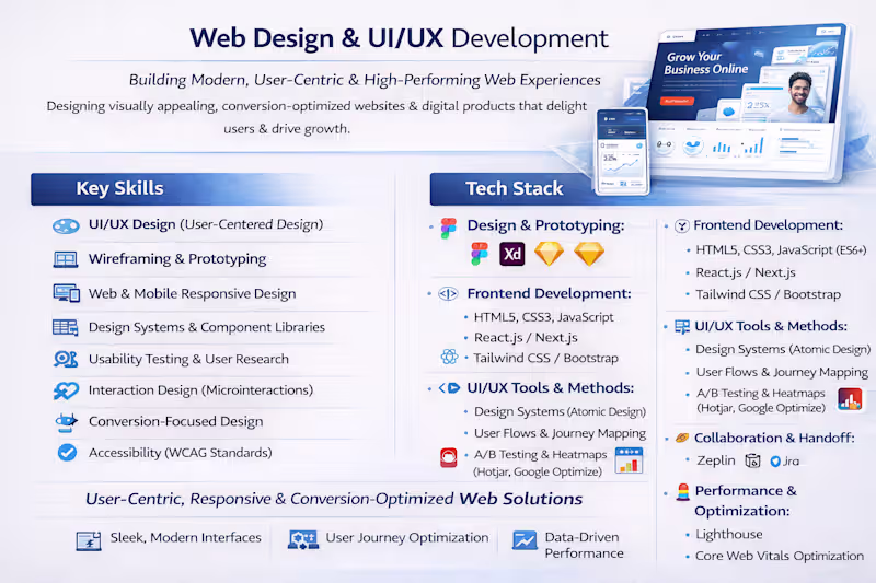 Cover image for I design and build modern,