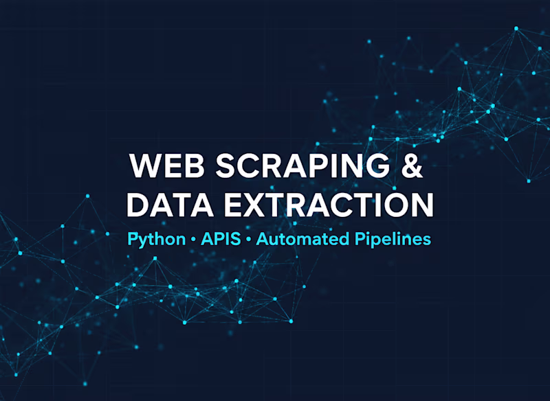 Cover image for Web Scraping & Data Extraction