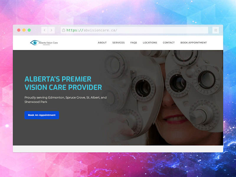 Cover image for Alberta Vision Care | Eye Exams & Optometrists in Edmonton, Spr…