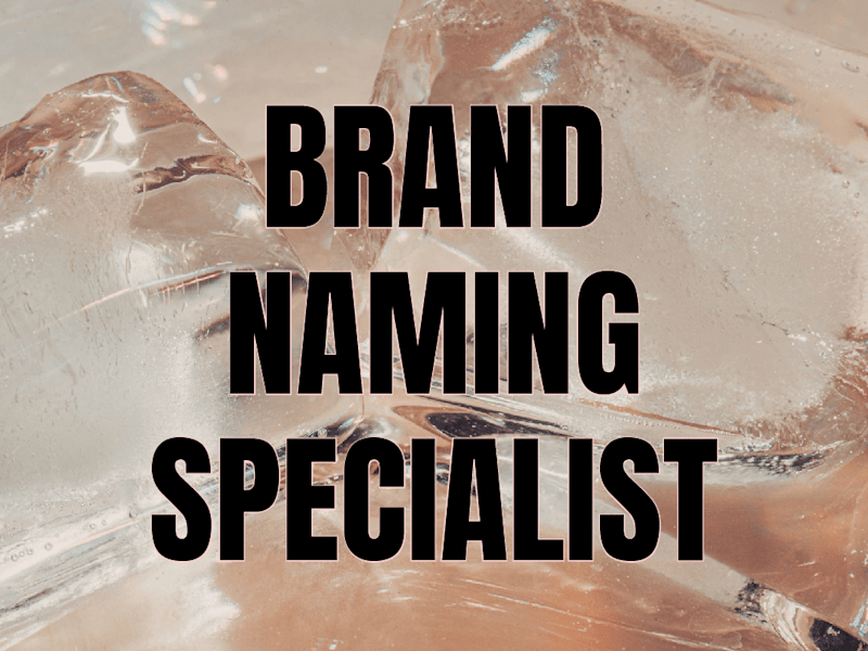 Cover image for Brand Naming Specialist