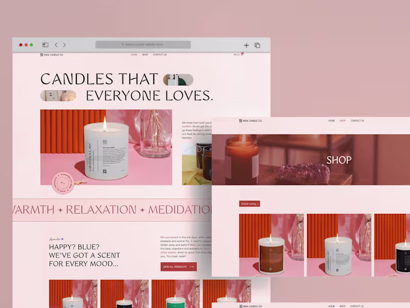 Cover image for INDA CANDLE CO.