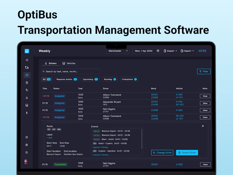 Cover image for Transportation Management Web App Development