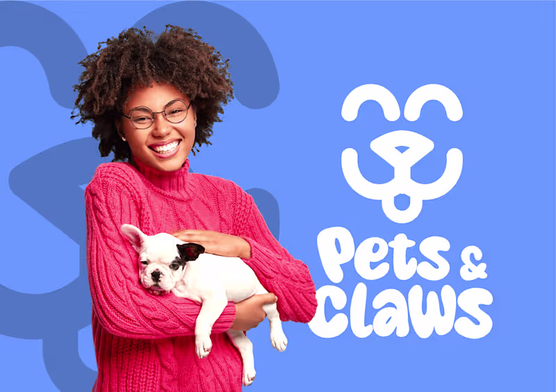Cover image for Logo and brand identity design for pets&claws