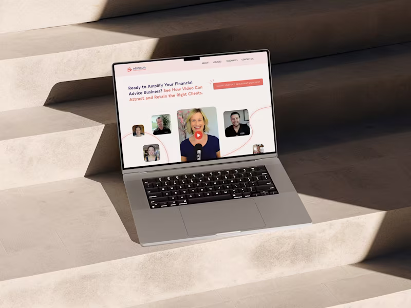 Cover image for Web Design & Development for Advisor Video Marketing