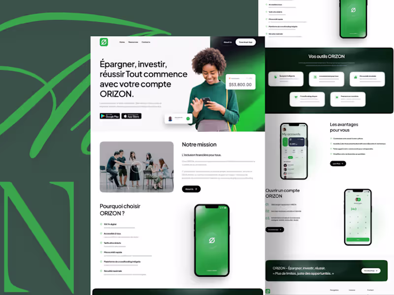 Cover image for Orizone Website - Elementor - WordPress