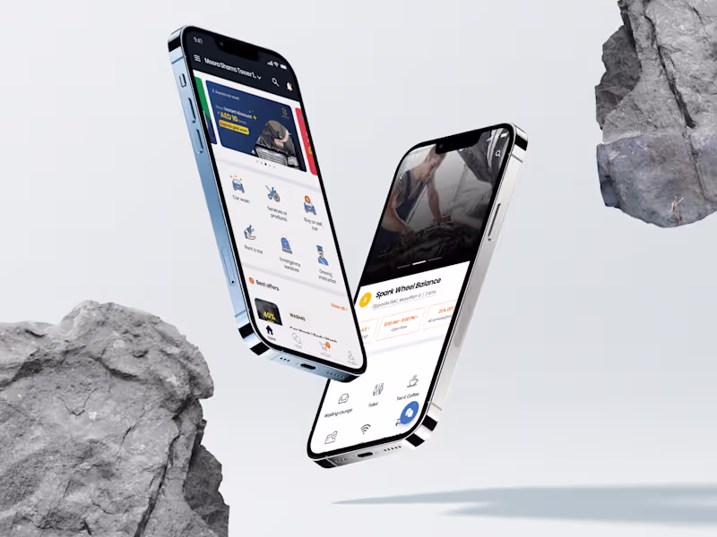 Cover image for Redesigned car service booking app