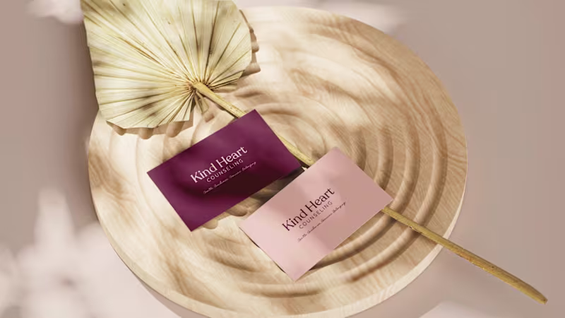 Cover image for Kind Heart Counseling - Brand identity and Website