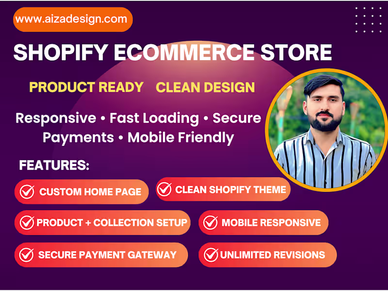 Cover image for I will build a SEO Optimized Shopify Store for your Business