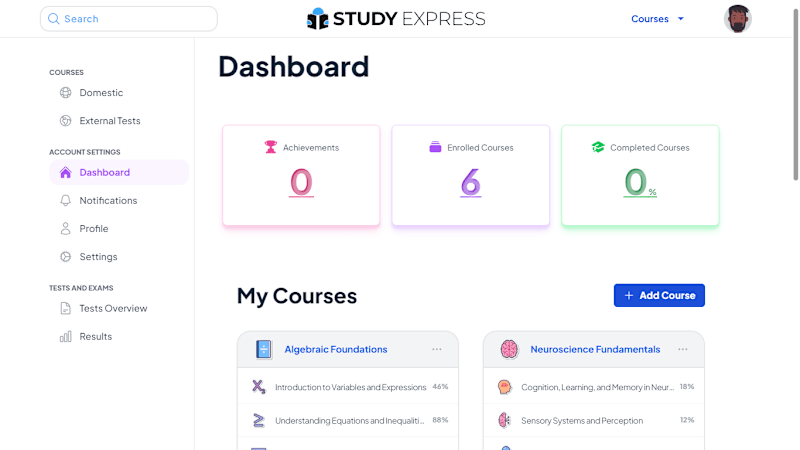 Cover image for Study Express Education Platform