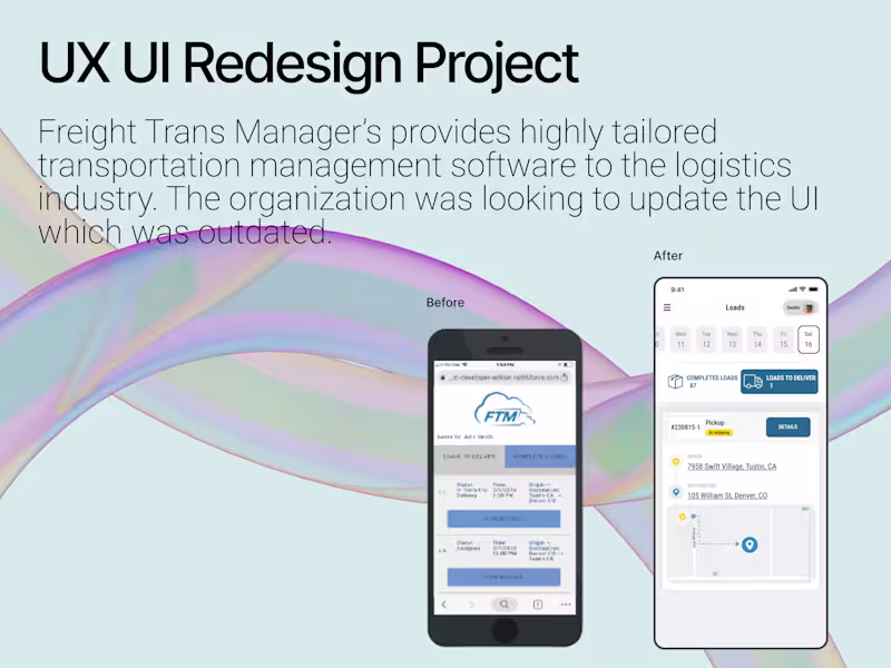 Cover image for Redesign Project UI and UX