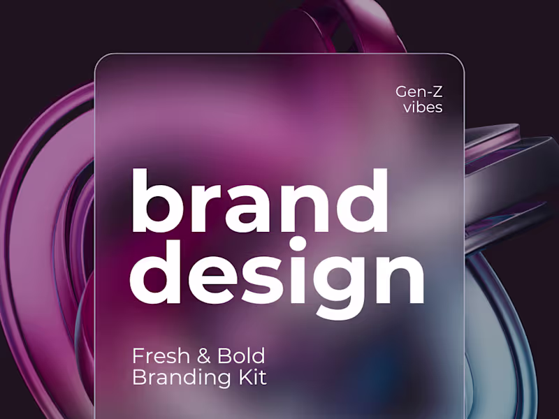 Cover image for Fresh & Bold Branding Kit: Designed for Gen Z Vibes