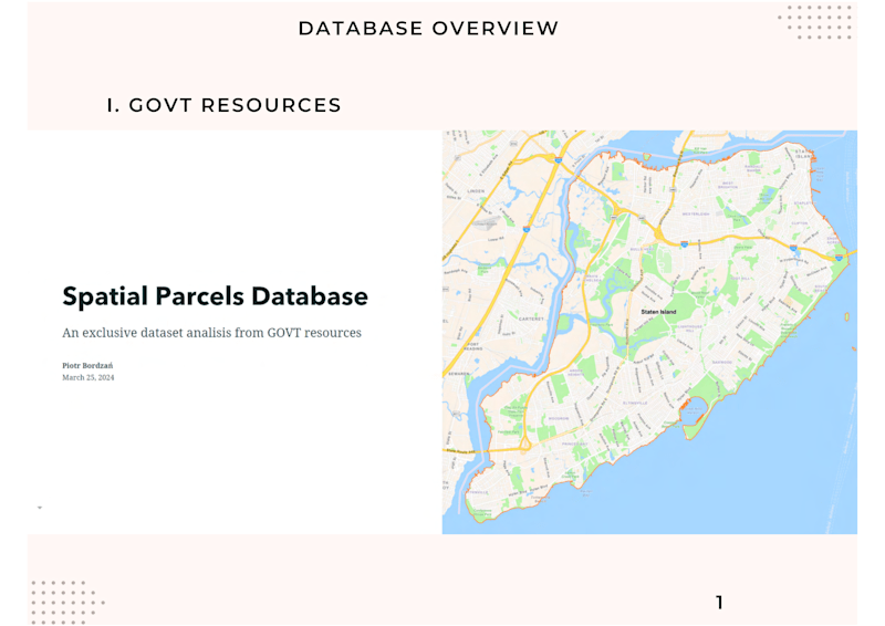 Cover image for Spatial Parcels Database
