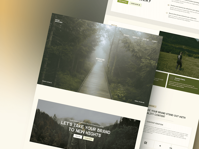 Cover image for Content Creator - Brand Identity + Website Design & Development