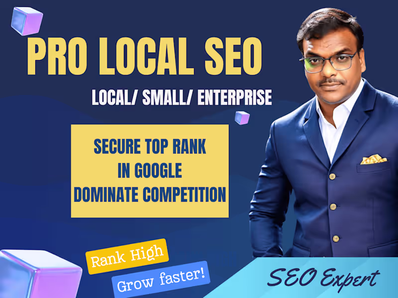 Cover image for Will rank Local business high on google & sustain organic growth