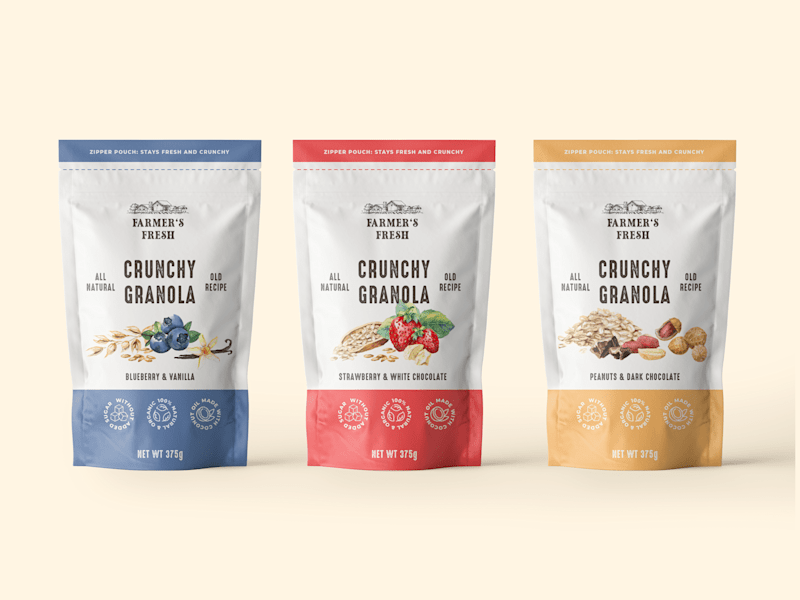 Cover image for Farmer's Fresh Granola Design