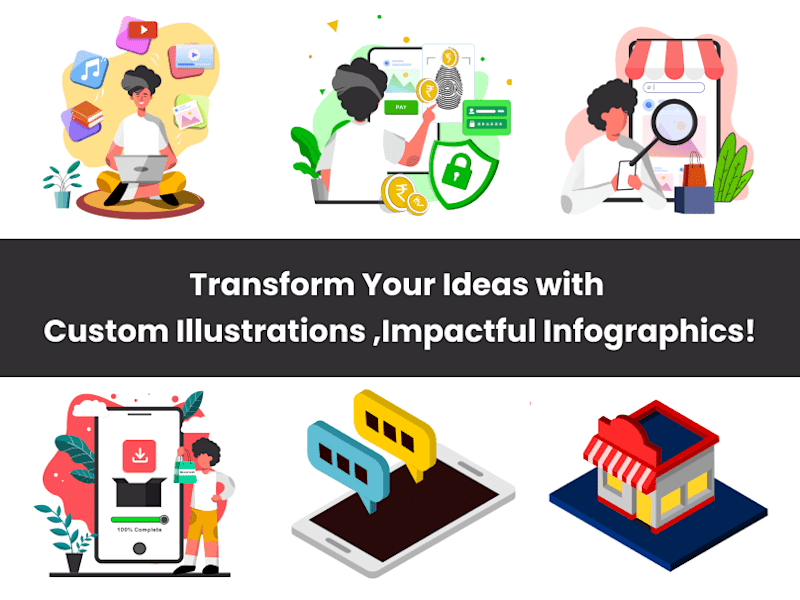 Cover image for Bring Your Ideas to Life with Illustrations and Infographics!