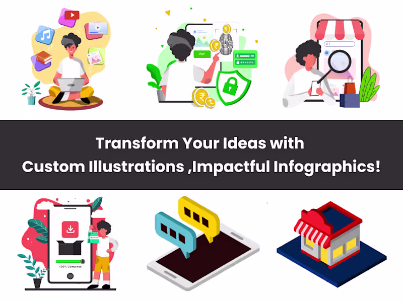 Cover image for Bring Your Ideas to Life with Illustrations and Infographics!