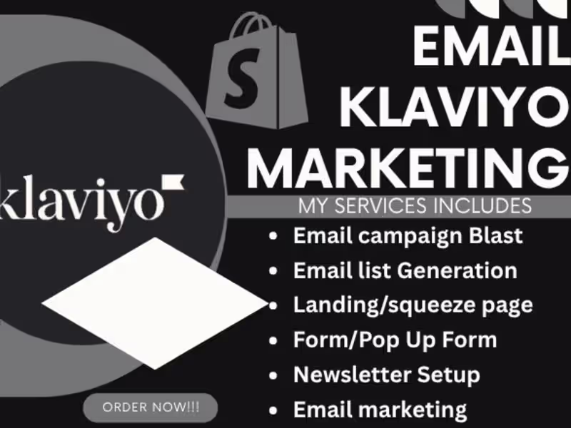 Cover image for Klaviyo automation flow Email marketing campaign sms message
