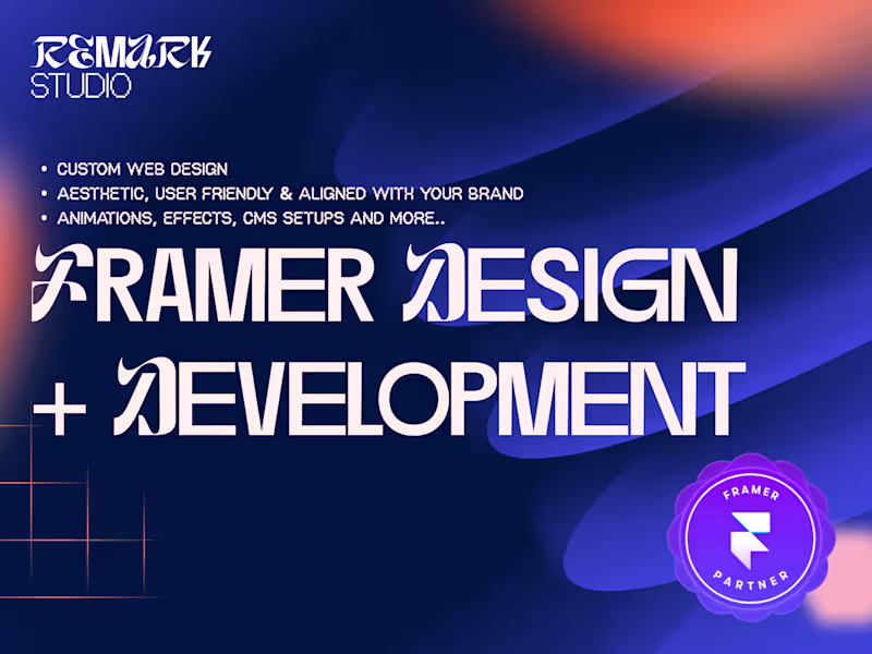 Cover image for Framer Landing Page (Development) 