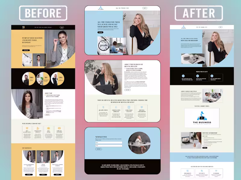 Cover image for Kajabi Website Customization Using “Sabina Hertiz” Template