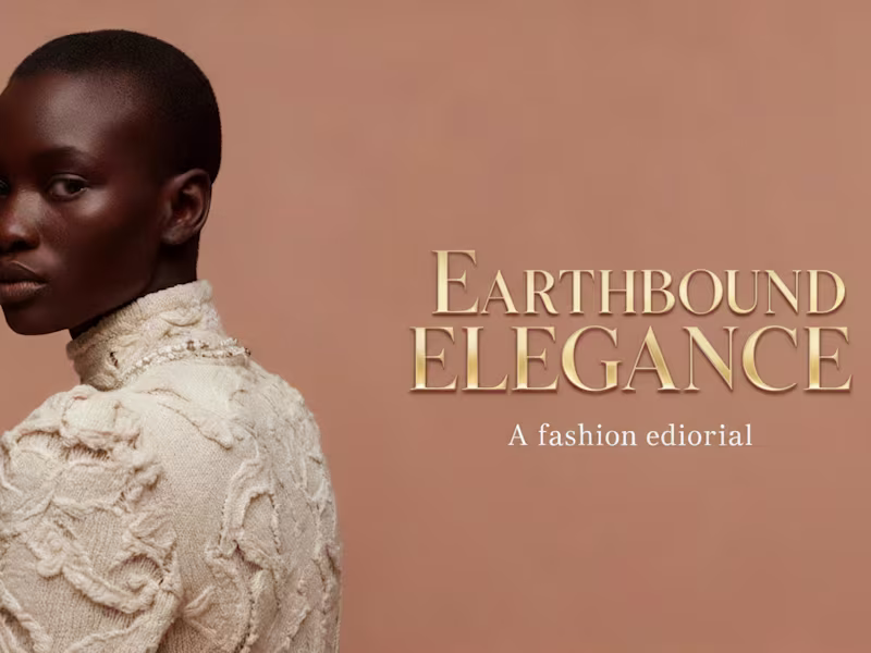 Cover image for Fashion Editorial: Earthbound Elegance