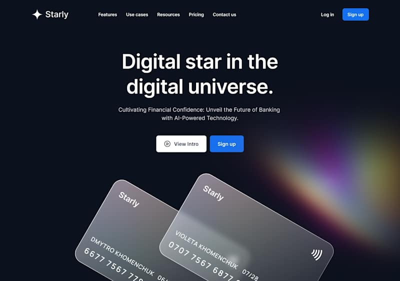 Cover image for Landing Page for AI Banking