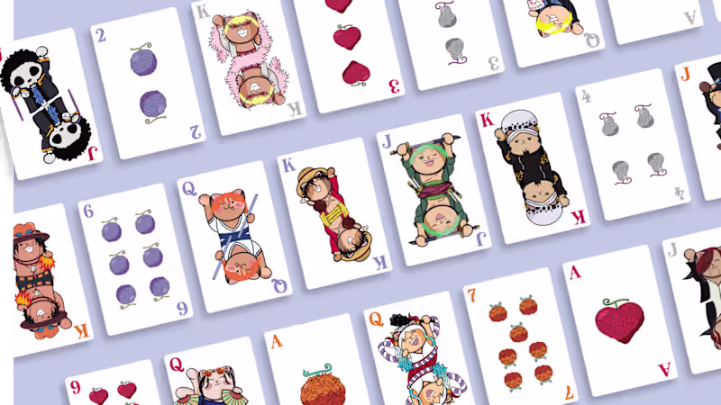 Cover image for Shuffling the Grand Line:  One Piece-Inspired Deck Design