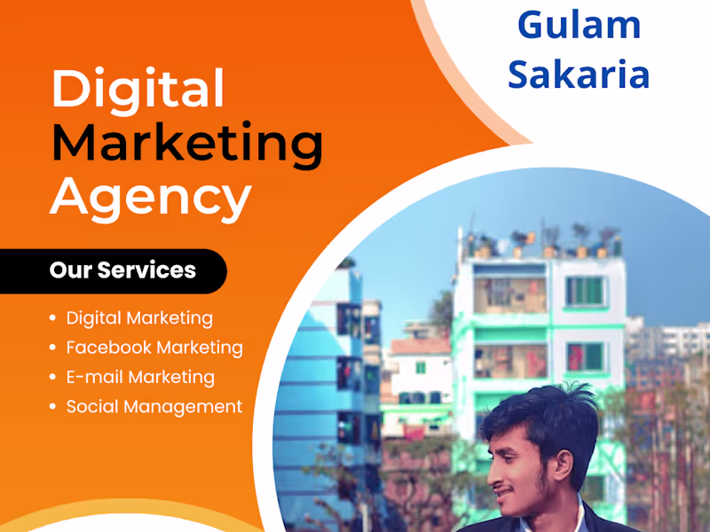 Cover image for I will be your social media manager, your social media marketing