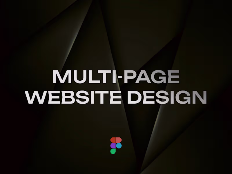 Cover image for Multi-Page Website Design