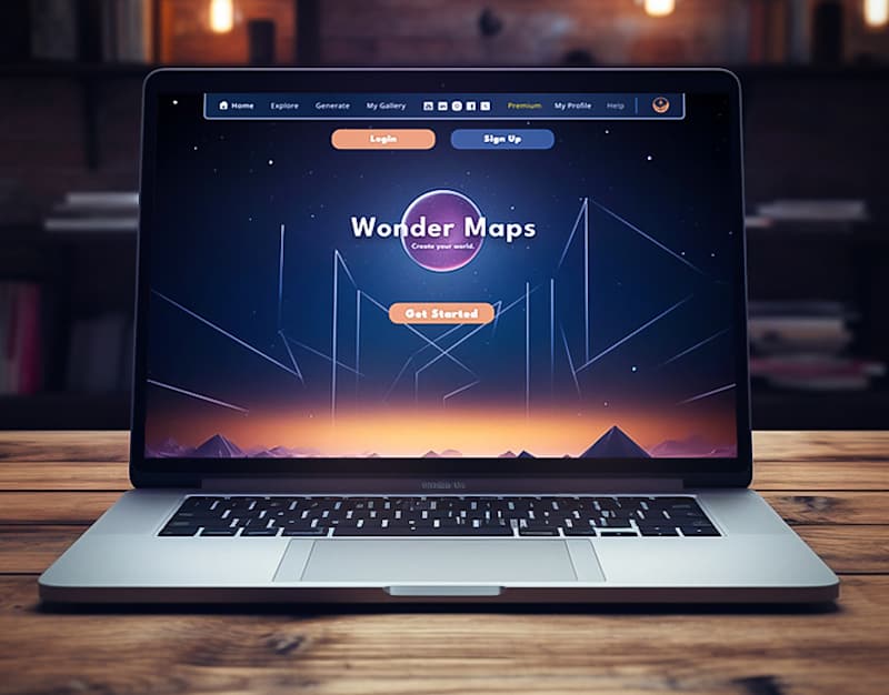 Cover image for Website Concept - Wonder Maps :: UI/UX