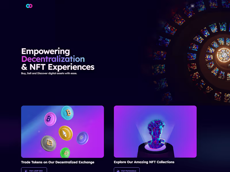 Cover image for NFT Marketplace Website